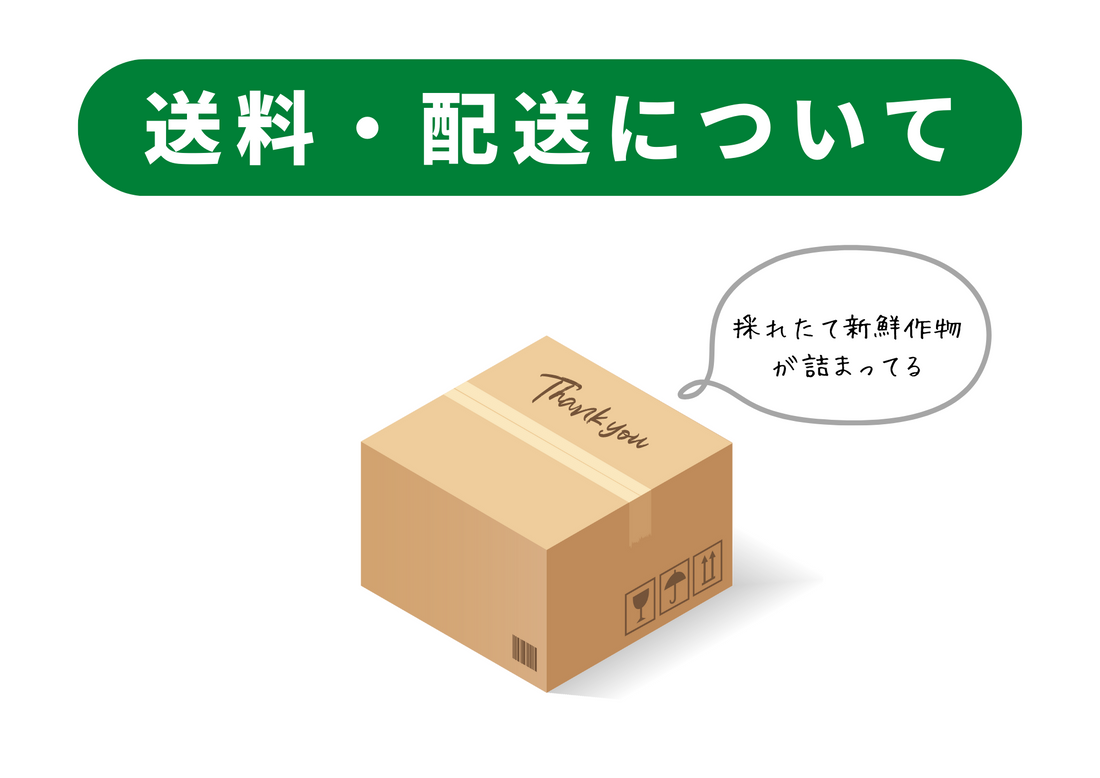 配送方法について