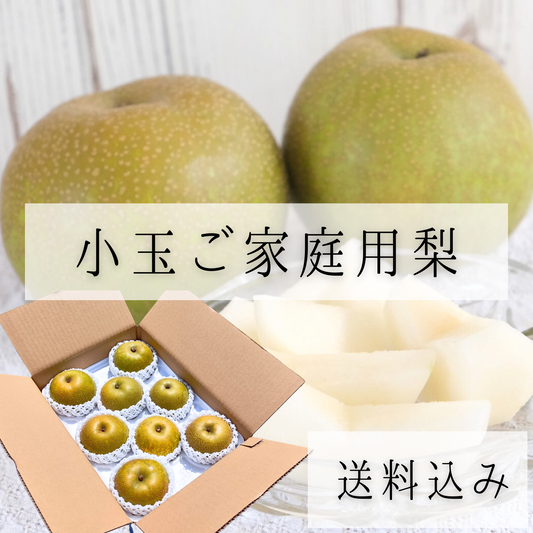 【送料込み！3700円】小玉訳あり品　幸水梨８玉～９玉　ご家庭用　キズシミあり